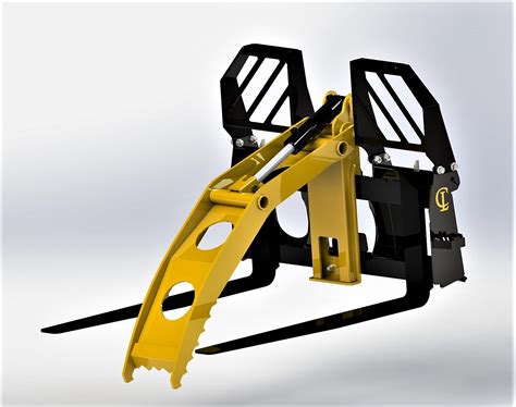 skid steer pallet fork grapple|aftermarket skid steer forks.